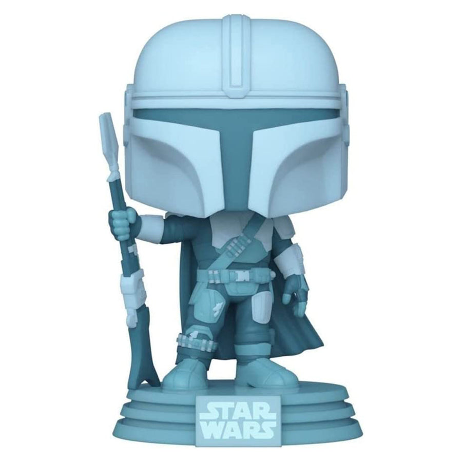 FUNKO POP STAR WARS THE MANDALORIAN EXCLUSIVE - MANDALORIAN (GLOWS IN THE DARK) 345