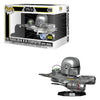 Funko Pop Star Wars: The Mandalorian Exclusive - The Mandalorian In N1 Starfighter (With Grogu) 592 - ActionFigure Brasil