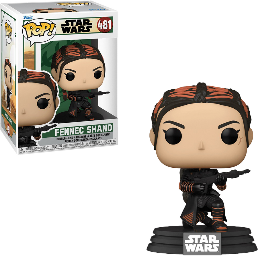 FUNKO POP STAR WARS THE MANDALORIAN - FENNEC SHAND 481 BRINDE