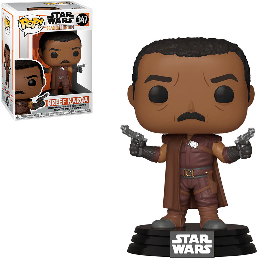 FUNKO POP STAR WARS THE MANDALORIAN - GREEF KARGA 347 BRINDE