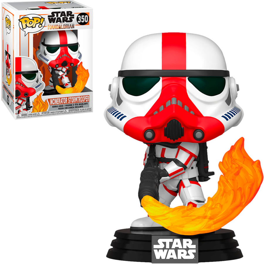 FUNKO POP STAR WARS THE MANDALORIAN - INCINERATOR STORMTROOPER 350 BRINDE