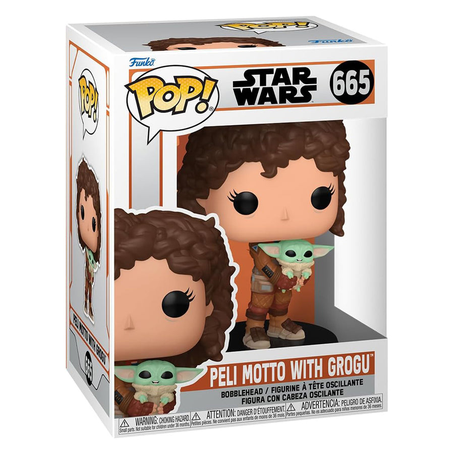 FUNKO POP STAR WARS THE MANDALORIAN S2 - PELI MOTTO WITH GROGU 665