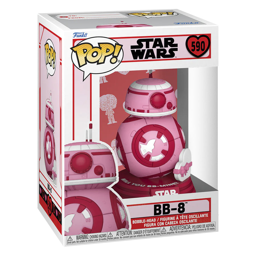 FUNKO POP STAR WARS VALENTINES - BB-8 590