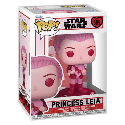 FUNKO POP STAR WARS VALENTINES - PRINCESS LEIA 589