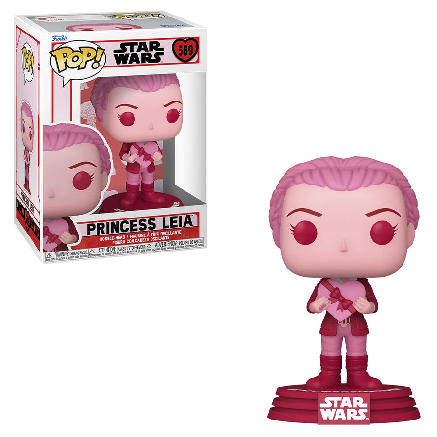 FUNKO POP STAR WARS VALENTINES - PRINCESS LEIA 589