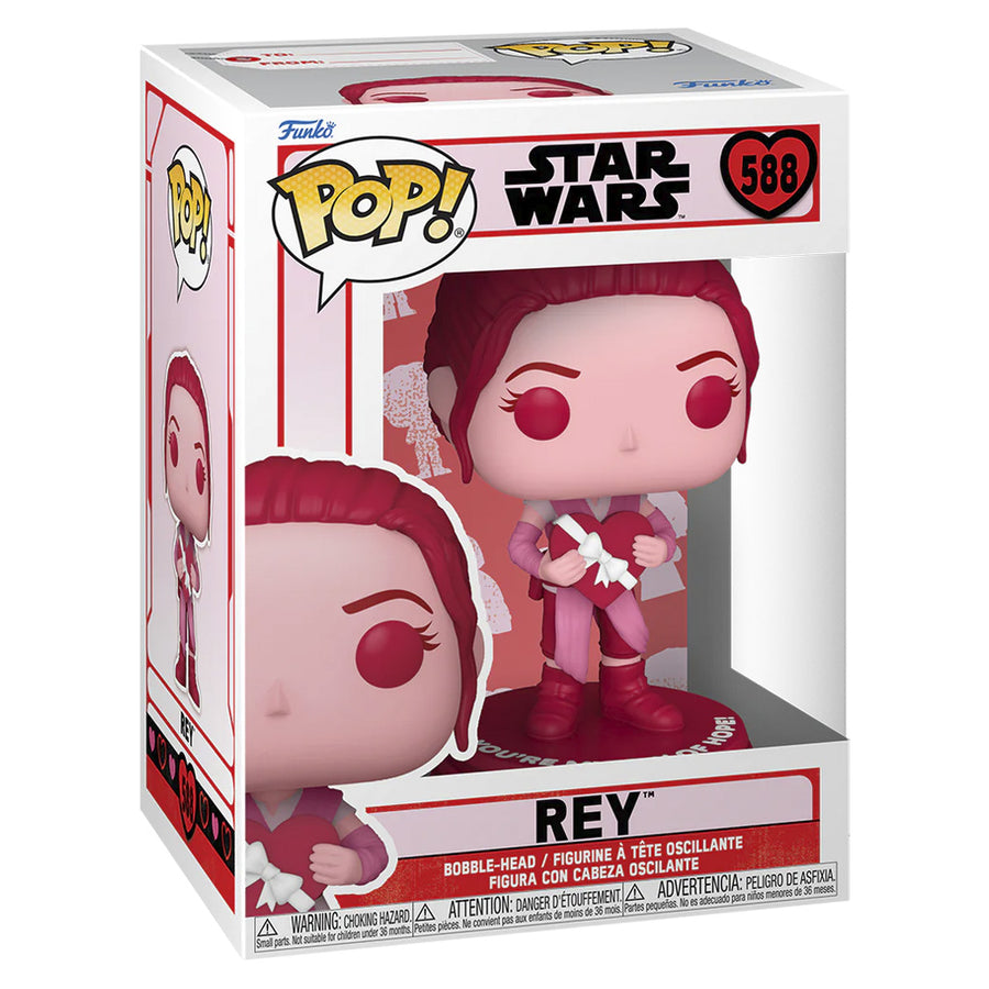 FUNKO POP STAR WARS VALENTINES - REY 588