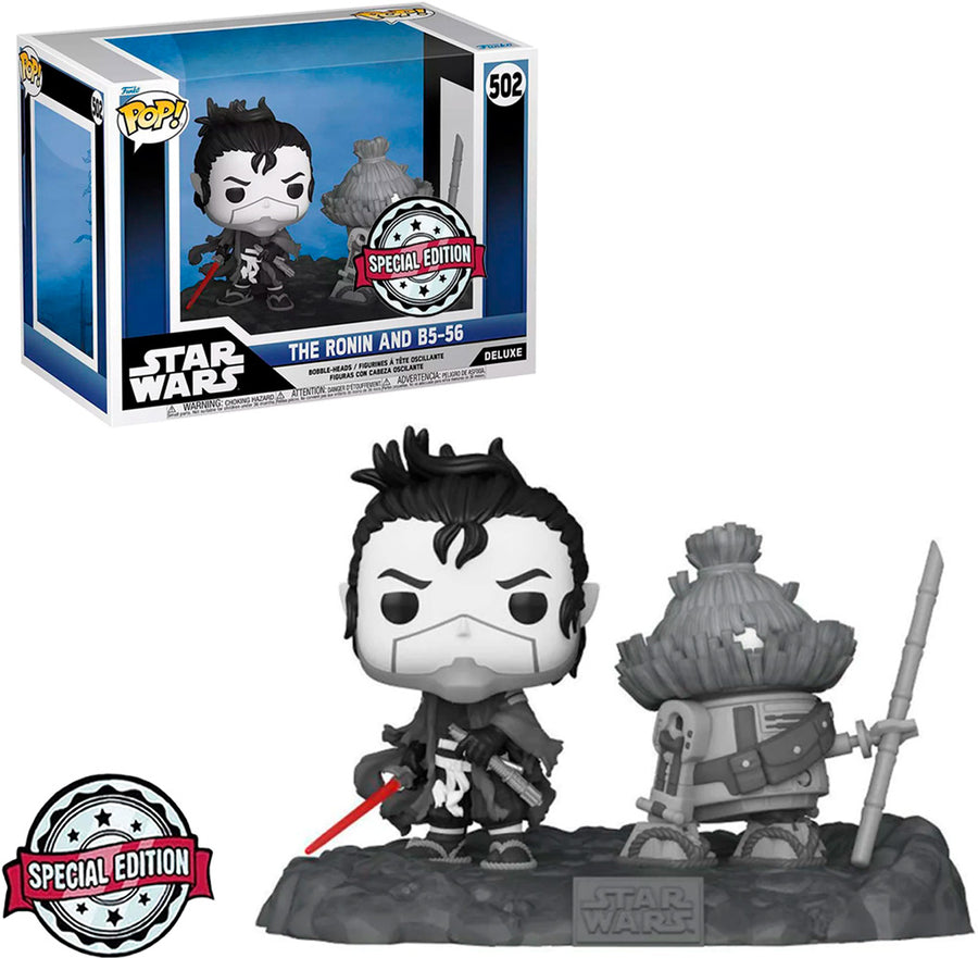 FUNKO POP STAR WARS VISIONS EXCLUSIVE - THE RONIN AND B5-56 502 (DELUXE)