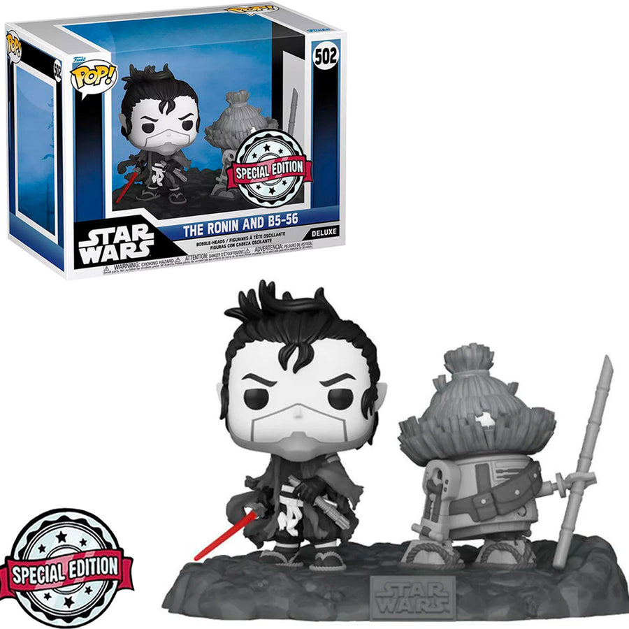 FUNKO POP STAR WARS VISIONS EXCLUSIVE - THE RONIN AND B5-56 502 (DELUXE)