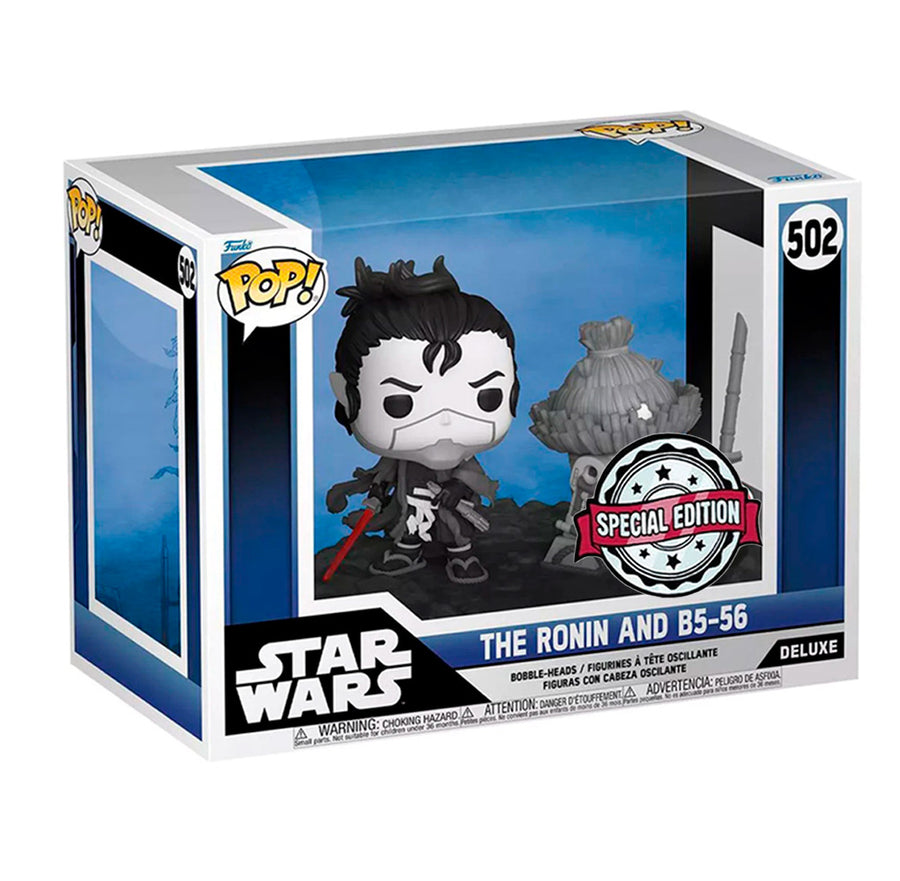 FUNKO POP STAR WARS VISIONS EXCLUSIVE - THE RONIN AND B5-56 502 (DELUXE)