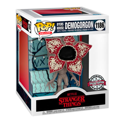 FUNKO POP STRANGER THINGS BYERS HOUSE EXCLUSIVE - DEMOGORGON 1186 (DELUXE)
