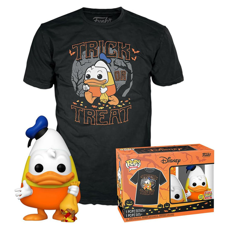 FUNKO POP & TEE DISNEY DONALD DUCK TRICK OR TREAT & CAMISETA - TAMANHO XL (72823) BRINDE