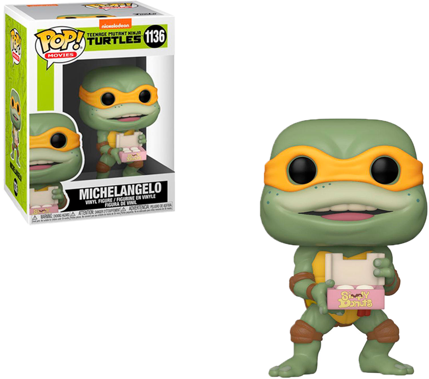 FUNKO POP TEENAGE MUTANT NINJA TURTLES 2 - MICHELANGELO 1136 BRINDE