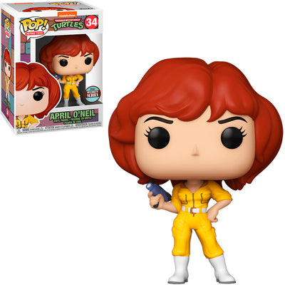 FUNKO POP TEENAGE MUTANT NINJA TURTLES EXCLUSIVE - APRIL O'NEIL 34