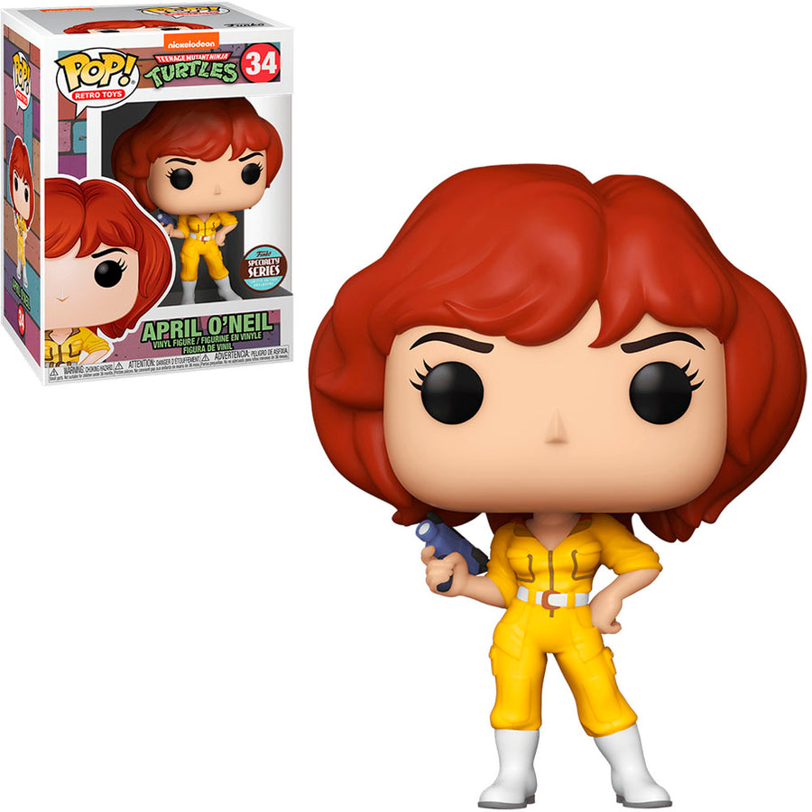 FUNKO POP TEENAGE MUTANT NINJA TURTLES EXCLUSIVE - APRIL O'NEIL 34 BRINDE
