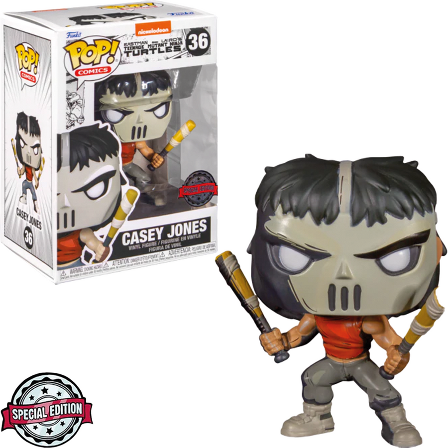 FUNKO POP TEENAGE MUTANT NINJA TURTLES EXCLUSIVE - CASEY JONES 36 BRINDE