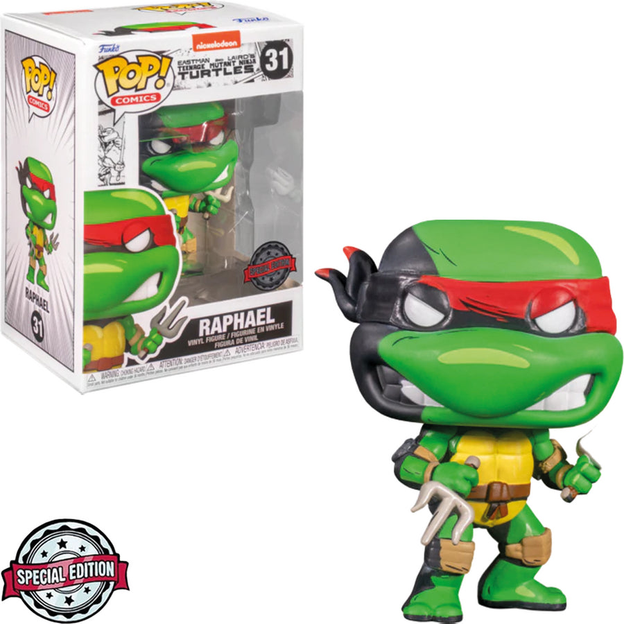 FUNKO POP TEENAGE MUTANT NINJA TURTLES EXCLUSIVE - RAPHAEL 31
