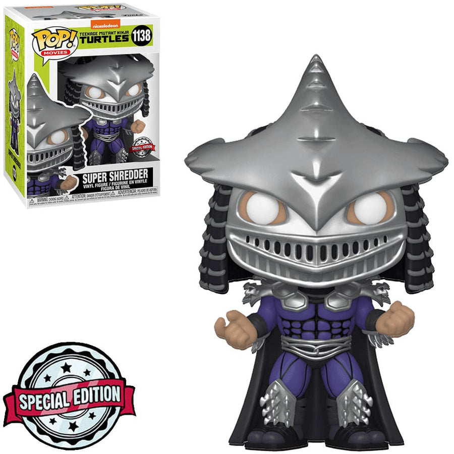 FUNKO POP TEENAGE MUTANT NINJA TURTLES EXCLUSIVE - SUPER SHREDDER 1138 BRINDE