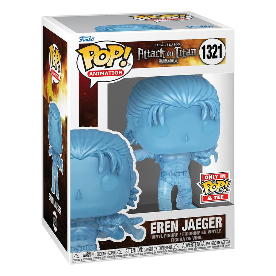 FUNKO POP TEES ATTACK ON TITAN - EREN & CAMISETA TAMANHO S (69101)
