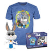 Funko Pop Tees Bugs Bunny As Fred Jones (Flocked) & Camiseta Tamanho L (70419)