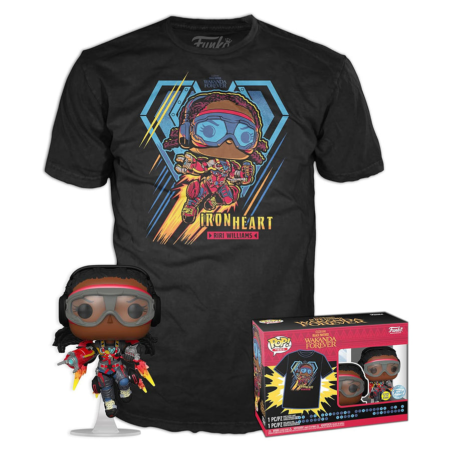 FUNKO POP TEES MARVEL BLACK PANTHER: WAKANDA FOREVER & CAMISETA TAMANHO XL (70382) BRINDE
