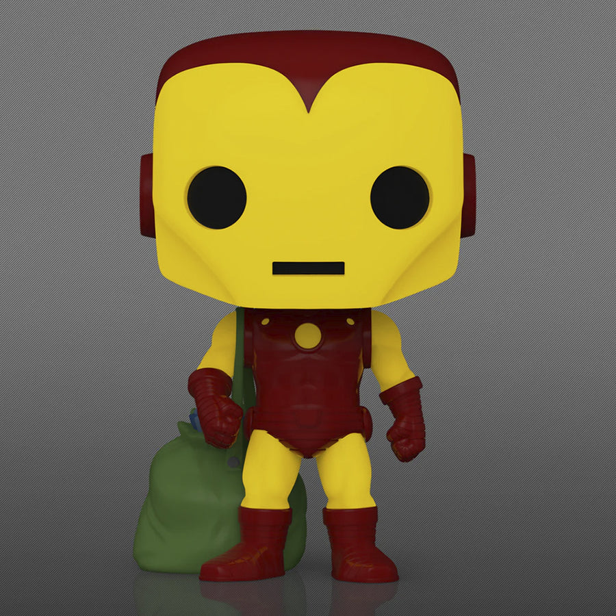FUNKO POP TEES MARVEL HOLIDAY - IRON MAN & CAMISETA TAMANHO L (72838)
