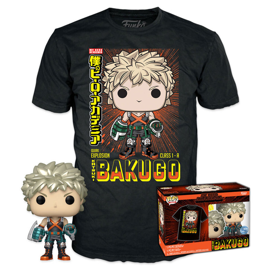 FUNKO POP TEES MY HERO ACADEMIA BUNDLE FUNKO + CAMISETA BAKUGO - XL (64595) BRINDE