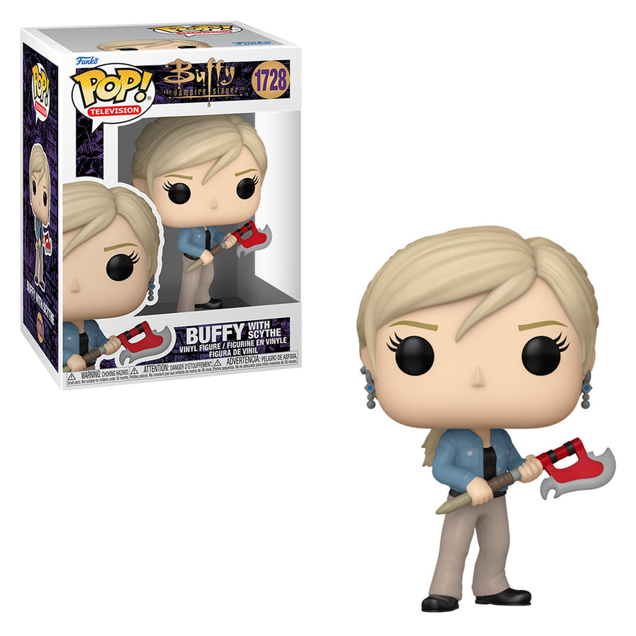 FUNKO POP TELEVISION BUFFY THE VAMPIRE SLAYER - BUFFY WITH SCYTHE 1728 BRINDE