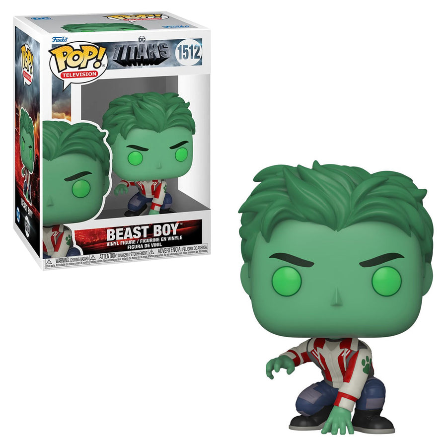 FUNKO POP TELEVISION DC TITANS - BEAST BOY 1512 BRINDE