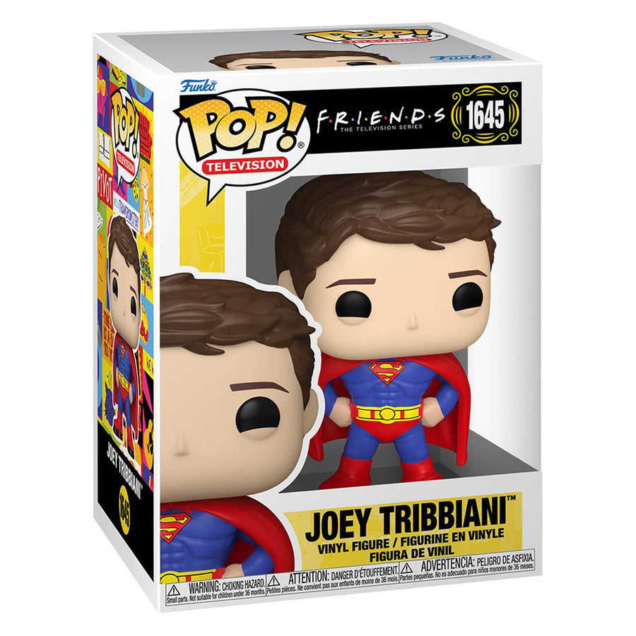 FUNKO POP TELEVISION FRIENDS - JOEY TRIBBIANI in SUPERMAN COSTUME 1645