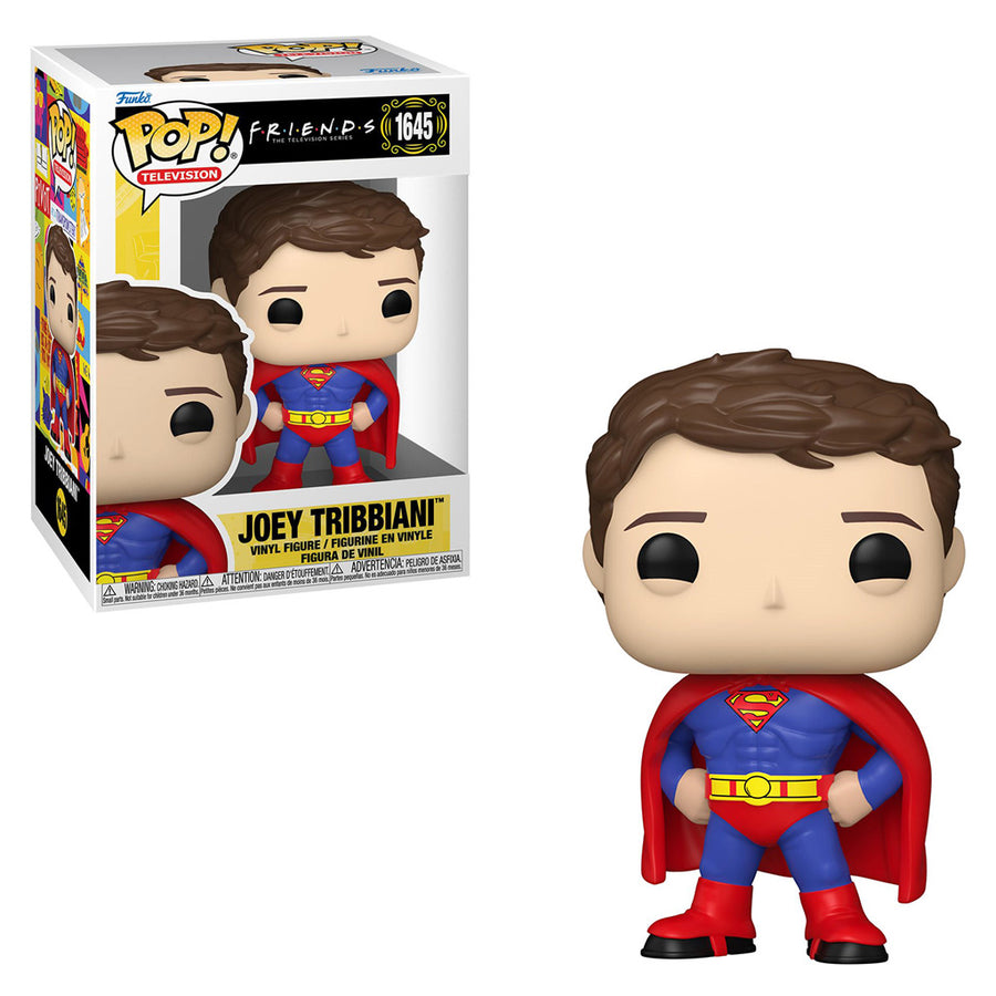 FUNKO POP TELEVISION FRIENDS - JOEY TRIBBIANI in SUPERMAN COSTUME 1645