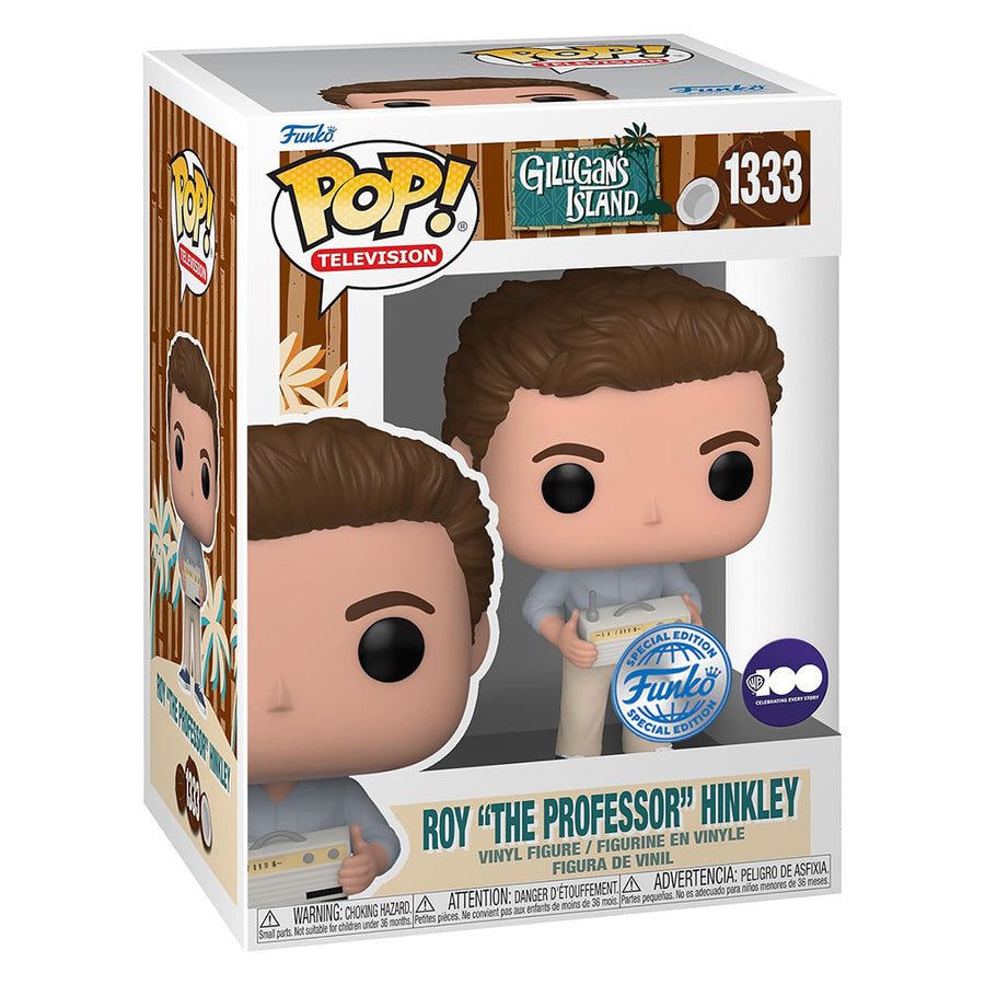 FUNKO POP TELEVISION GILLIGAN'S ISLAND EXCLUSIVE - ROY THE PROFESSOR HINKLEY 1333