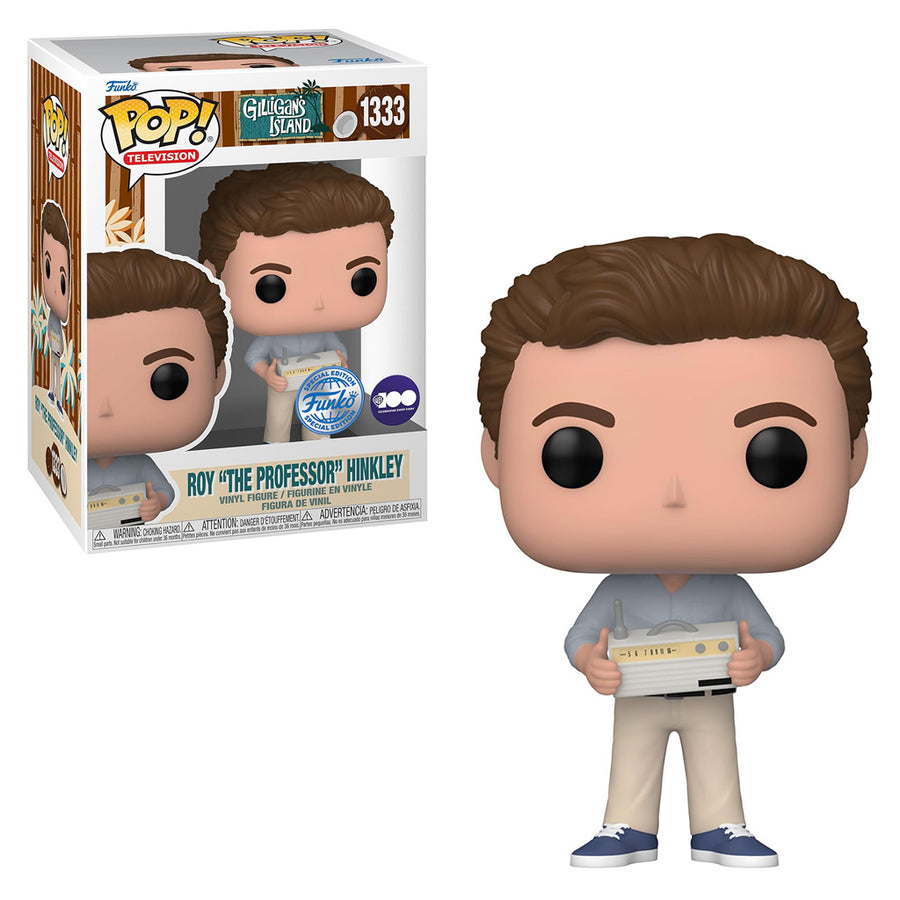 FUNKO POP TELEVISION GILLIGAN'S ISLAND EXCLUSIVE - ROY THE PROFESSOR HINKLEY 1333
