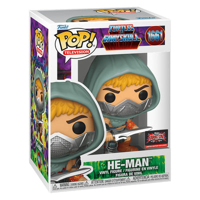 FUNKO POP TELEVISION MASTERS OF THE UNIVERSE: TURTLES OF GRAYSKULL EXCLUSIVE - HE-MAN 1661