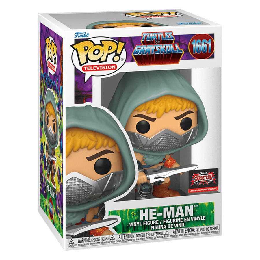 FUNKO POP TELEVISION MASTERS OF THE UNIVERSE: TURTLES OF GRAYSKULL EXCLUSIVE - HE-MAN 1661