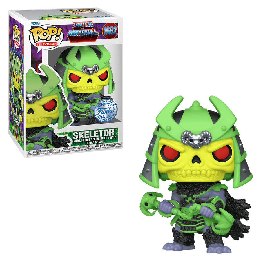 FUNKO POP TELEVISION MASTERS OF THE UNIVERSE: TURTLES OF GRAYSKULL EXCLUSIVE - SKELETOR 1662