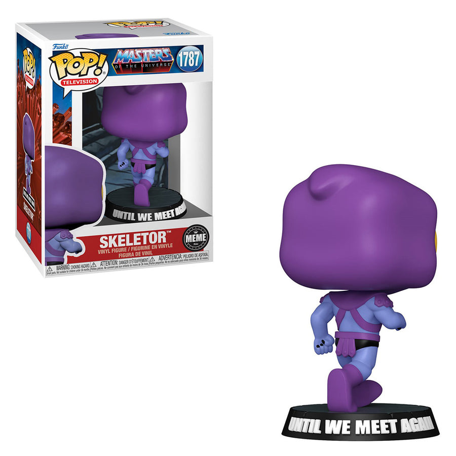 FUNKO POP TELEVISION MEME MASTERS OF THE UNIVERSE - SKELETOR RUNNING AWAY 1787 BRINDE