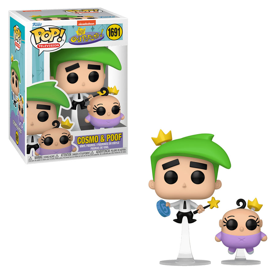 FUNKO POP TELEVISION NICKELODEON: THE FAIRLY ODDPARENTS - COSMO & POOF 1691
