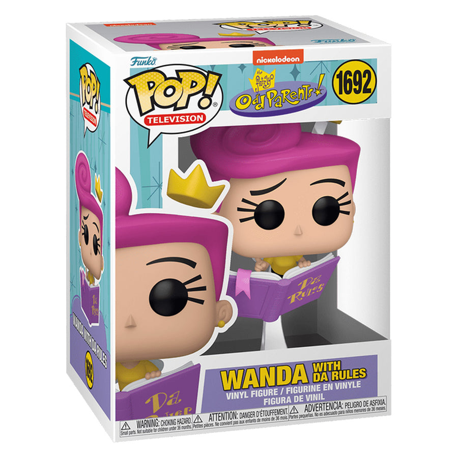 FUNKO POP TELEVISION NICKELODEON: THE FAIRLY ODDPARENTS - WANDA WITH DA RULES 1692