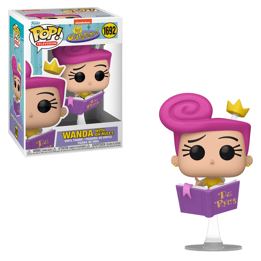 FUNKO POP TELEVISION NICKELODEON: THE FAIRLY ODDPARENTS - WANDA WITH DA RULES 1692 BRINDE