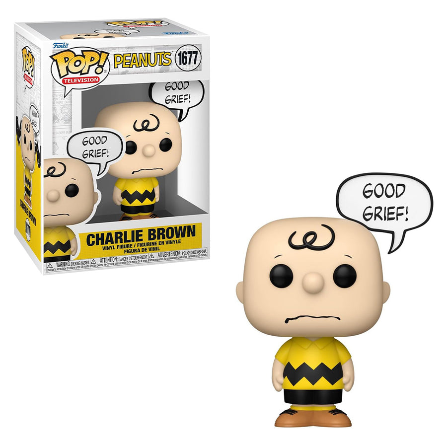 FUNKO POP TELEVISION PEANUTS - CHARLIE BROWN 1677 BRINDE