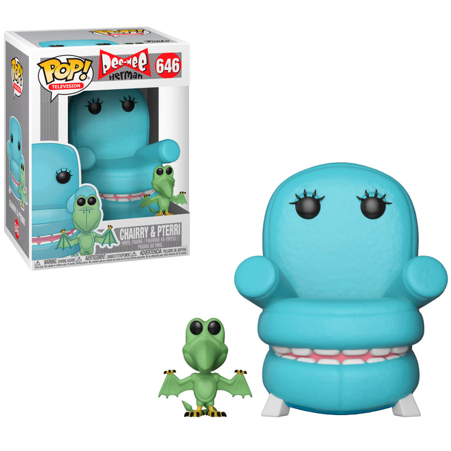 FUNKO POP TELEVISION PEE-WEE PLAYHOUSE - CHAIRRY E PTERRI 646 BRINDE