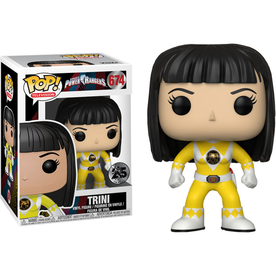 FUNKO POP TELEVISION POWER RANGERS - YELLOW TRINI 674 BRINDE