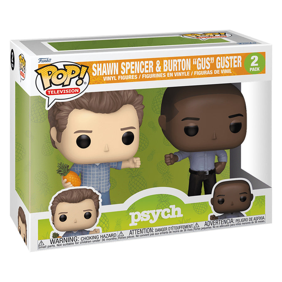 FUNKO POP TELEVISION PSYCH - SHAWN SPENCER & BURTON 