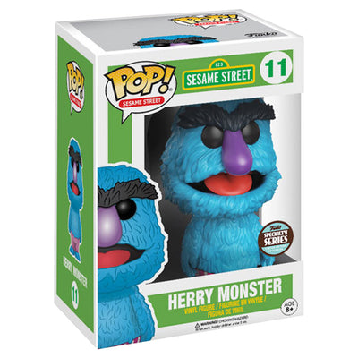 FUNKO POP TELEVISIÓN PLAZA SÉSAMO - EXCLUSIVO - HERRY MONSTER 11