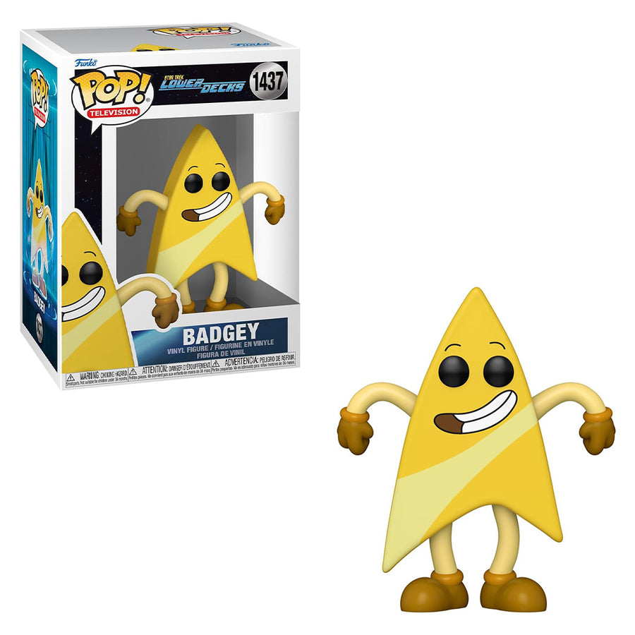FUNKO POP TELEVISION STAR TREK LOWER DECKS - BADGEY 1437 BRINDE