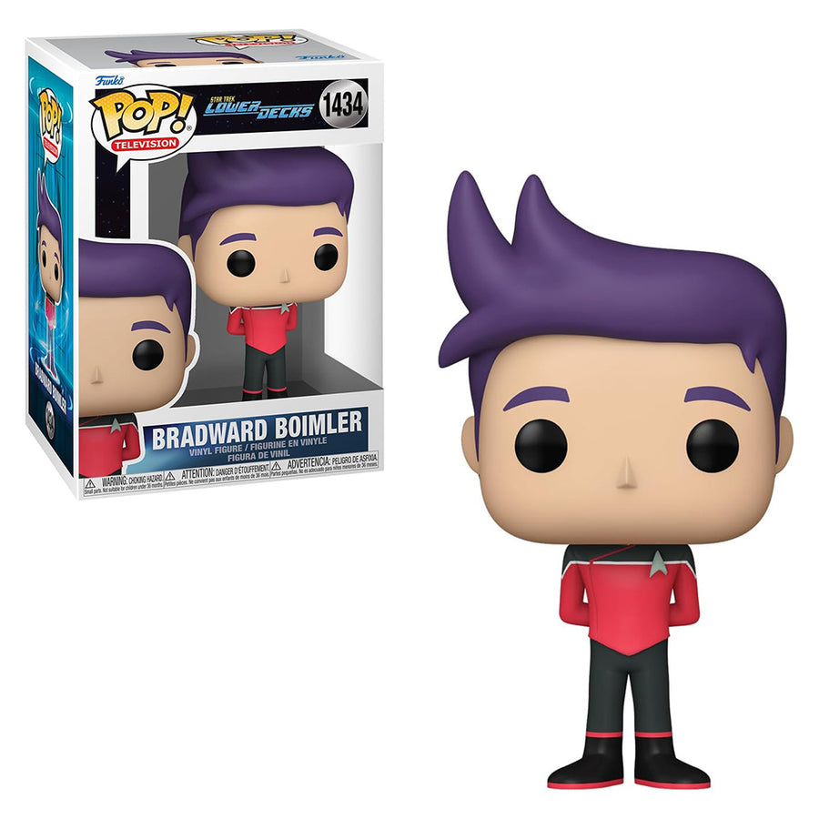 FUNKO POP TELEVISION STAR TREK LOWER DECKS - BRADWARD BOIMLER 1434