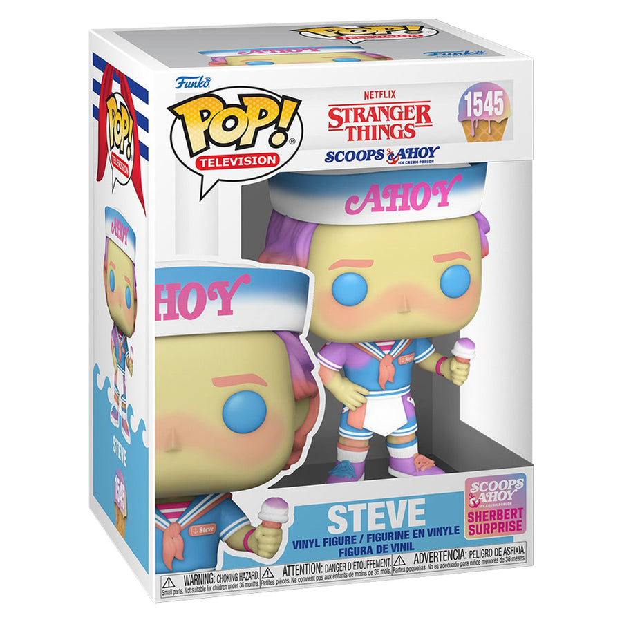 FUNKO POP TELEVISION STRANGER THINGS SCOOPS AHOY - STEVE 1545