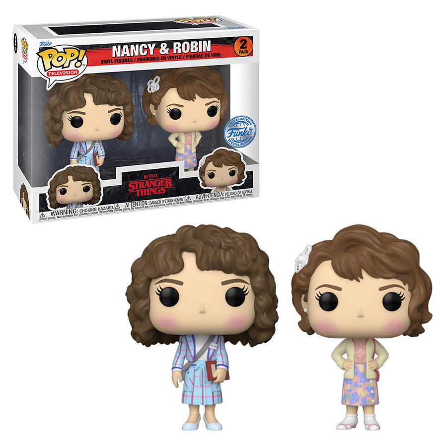 FUNKO POP TELEVISION STRANGER THINGS SEASON 4 - NANCY & ROBIN 2-PACK (66613)