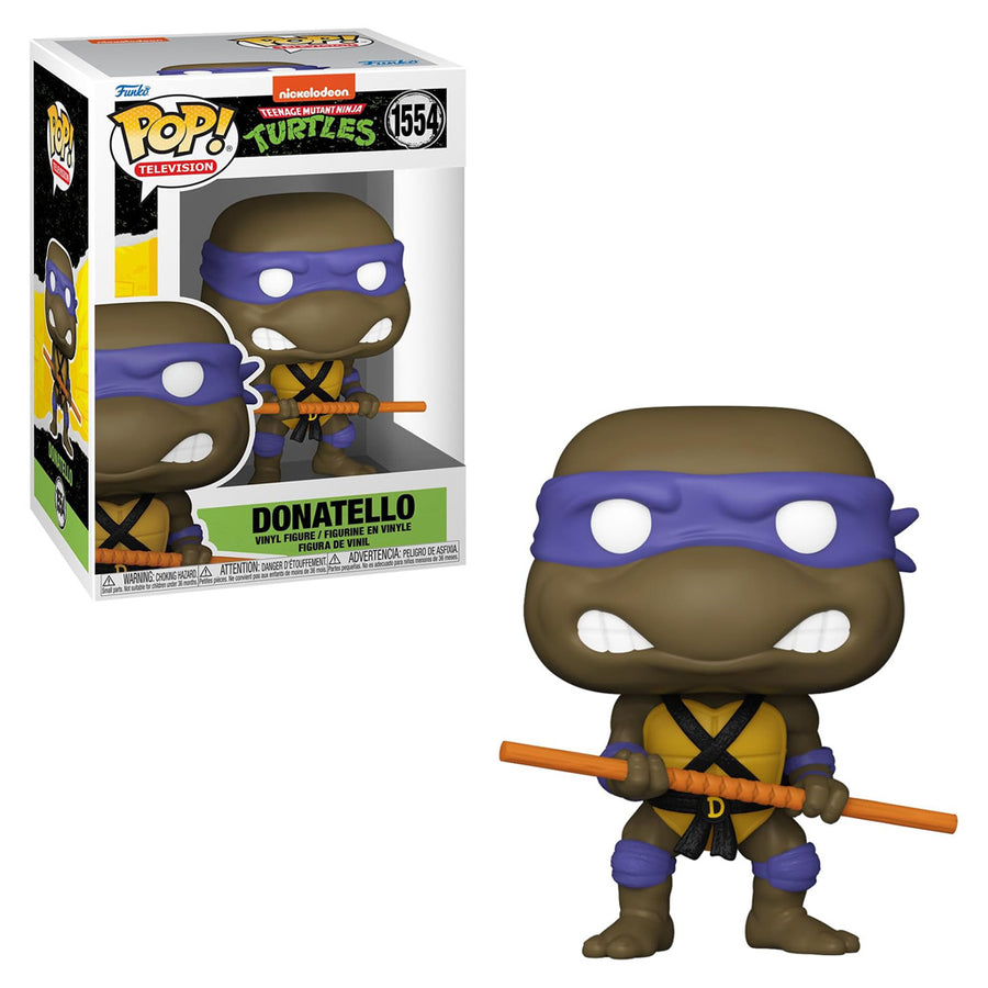 FUNKO POP TELEVISION TEENAGE MUTANT NINJA TURTLES - DONATELLO 1554 BRINDE