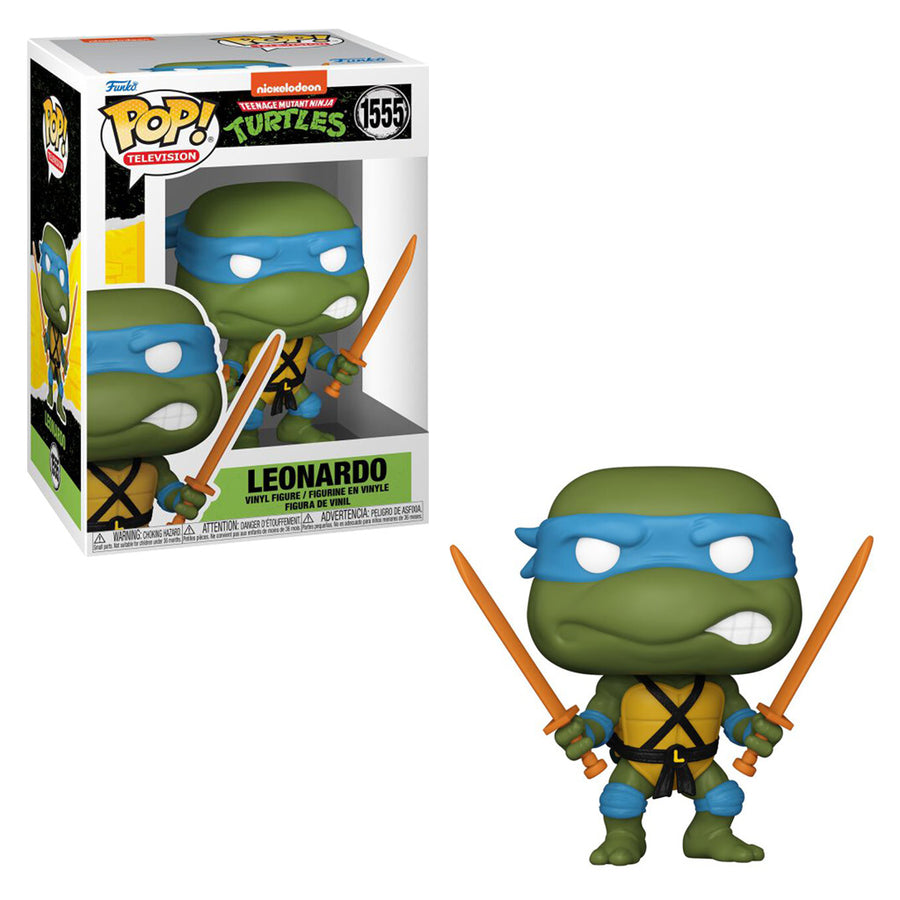 FUNKO POP TELEVISION TEENAGE MUTANT NINJA TURTLES - LEONARDO 1555 BRINDE
